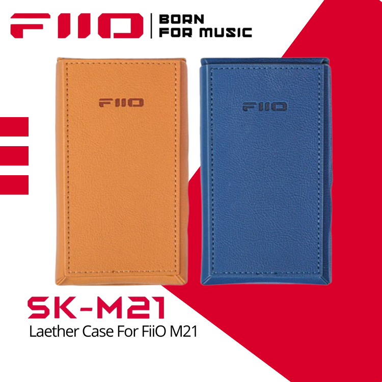 FiiO SK-M21 / SK M21 / SK M 21 เคสหนังแบบกําหนดเอง / ฝาครอบ
