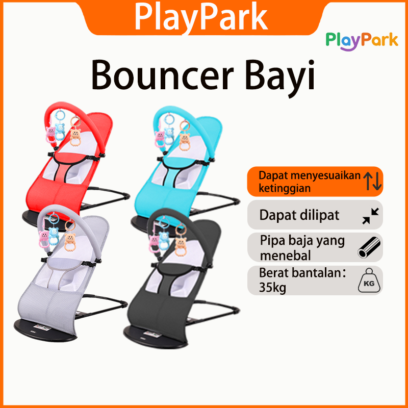 PlayPark Baby Bouncer สบาย Baby Swing 0-3 ปีสําหรับทารก New Born Bouncer Baby Swing เก้าอี้