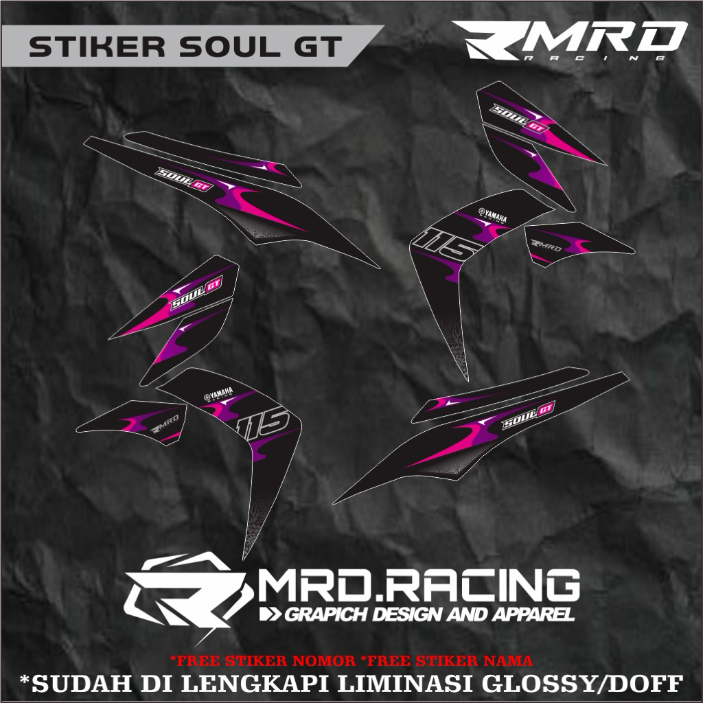 MIO SOUL GT สติ๊กเกอร์