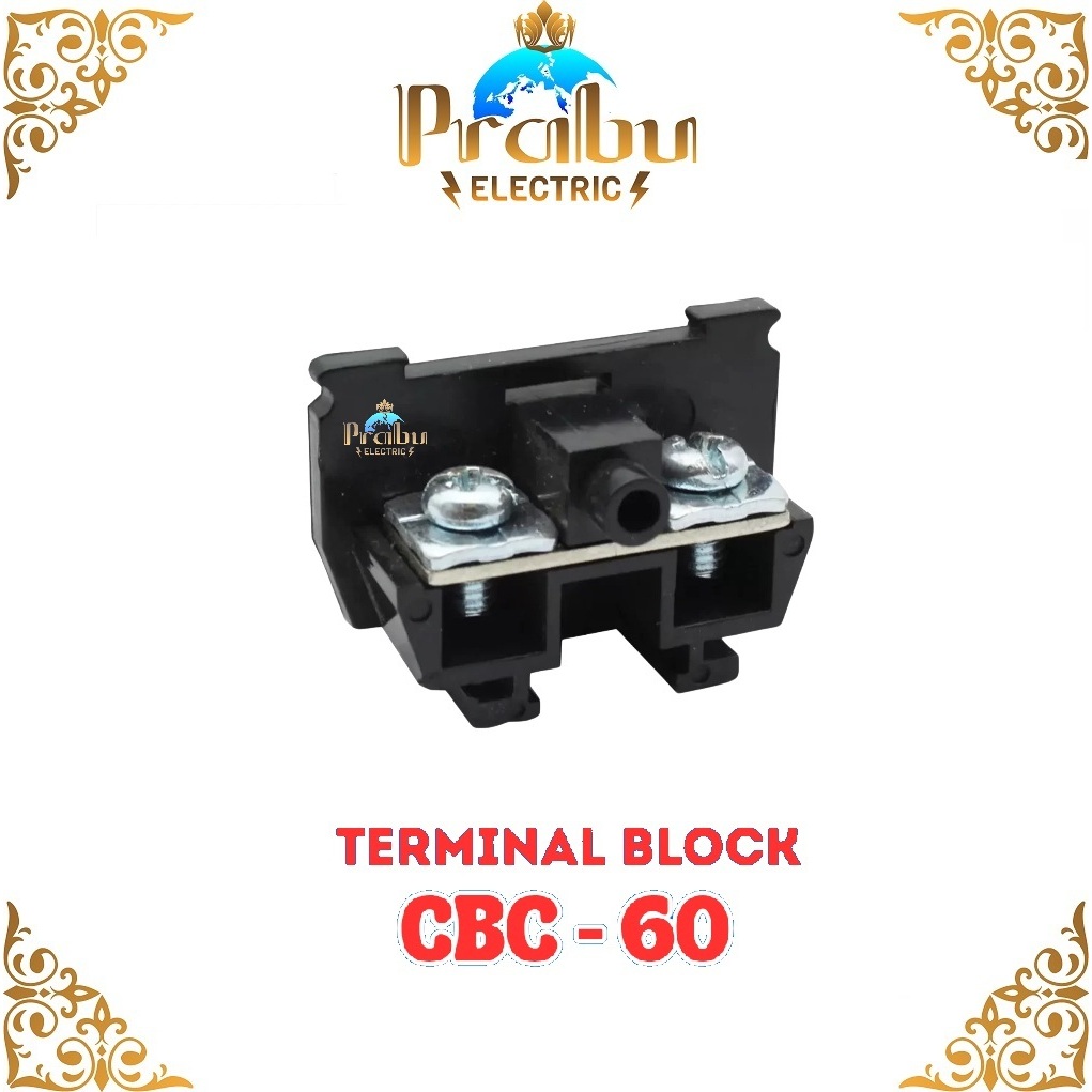 TERMINAL BLOCK DIN RAIL CBC - 60A
