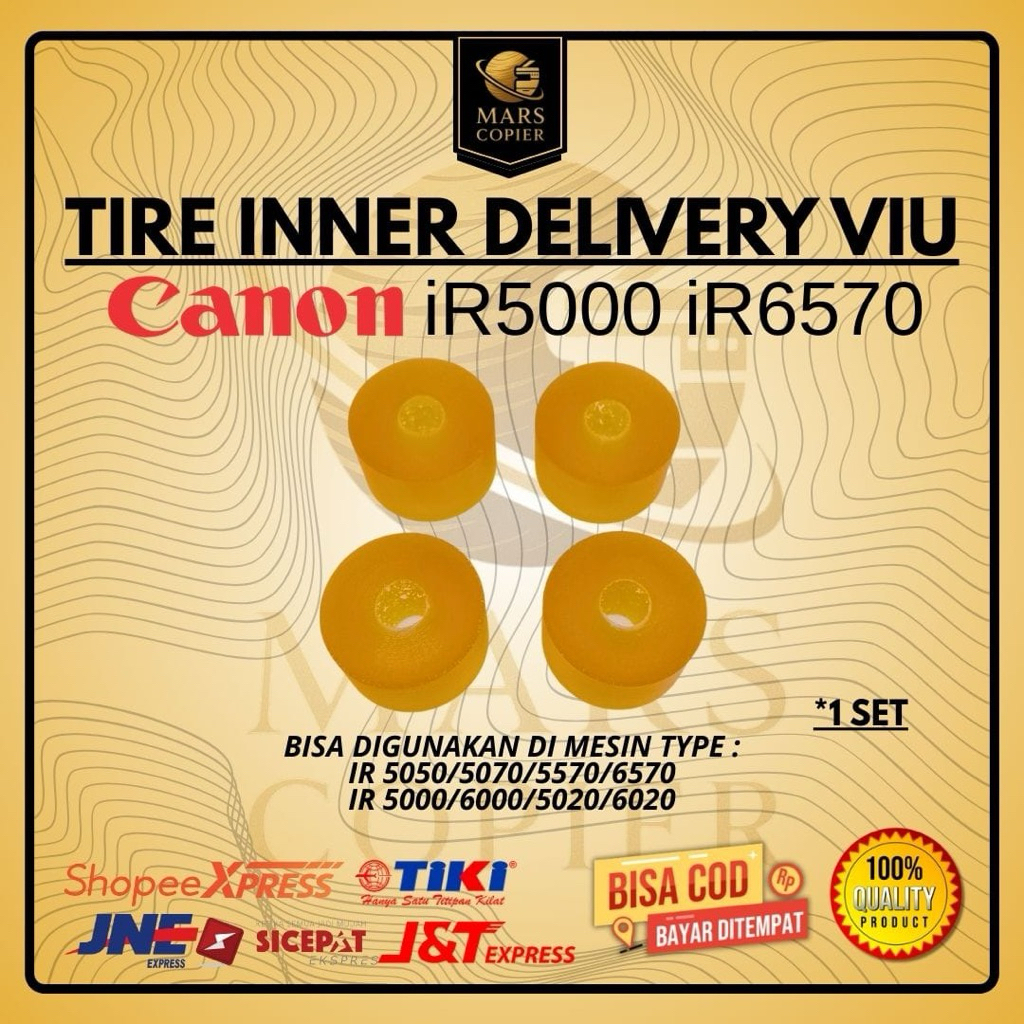 จัดส่งยางภายใน HEATER VIU CANON IR 5000 6000 5020 6020 IR 5050 5070 5570 6570
