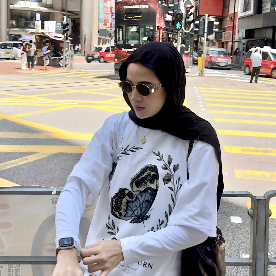 Gladius - เสื้อยืดโอเวอร์ไซส์ Papilio Nocturn White Cotton Combed 20s