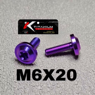 baut probolt titanium 6x20 drat 10 panjang 2 cm payung big head vietnam