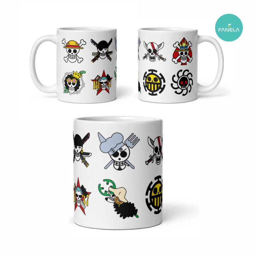 One Piece Jolly Roger Mug Jolly Roger ถ้วยกาแฟ