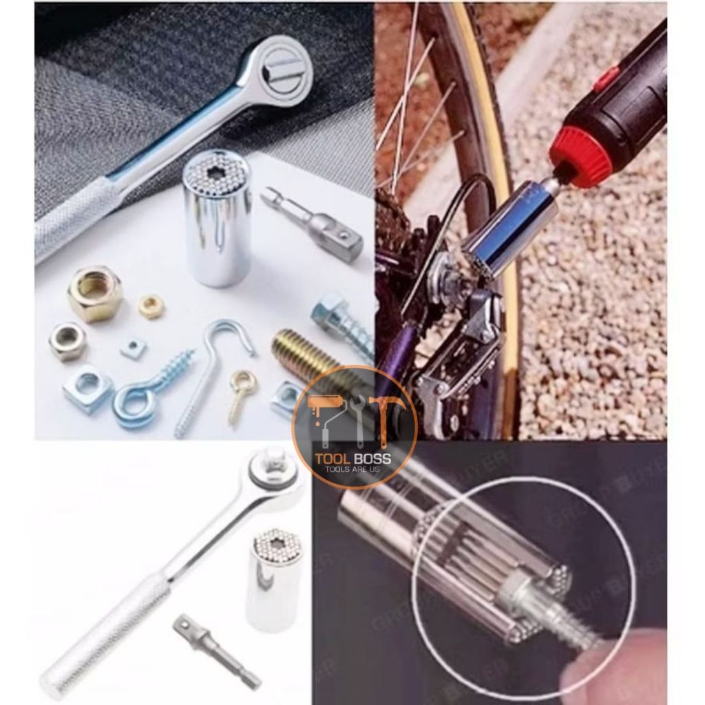 Getor Grip Universal Socket Bolt 7-19mm