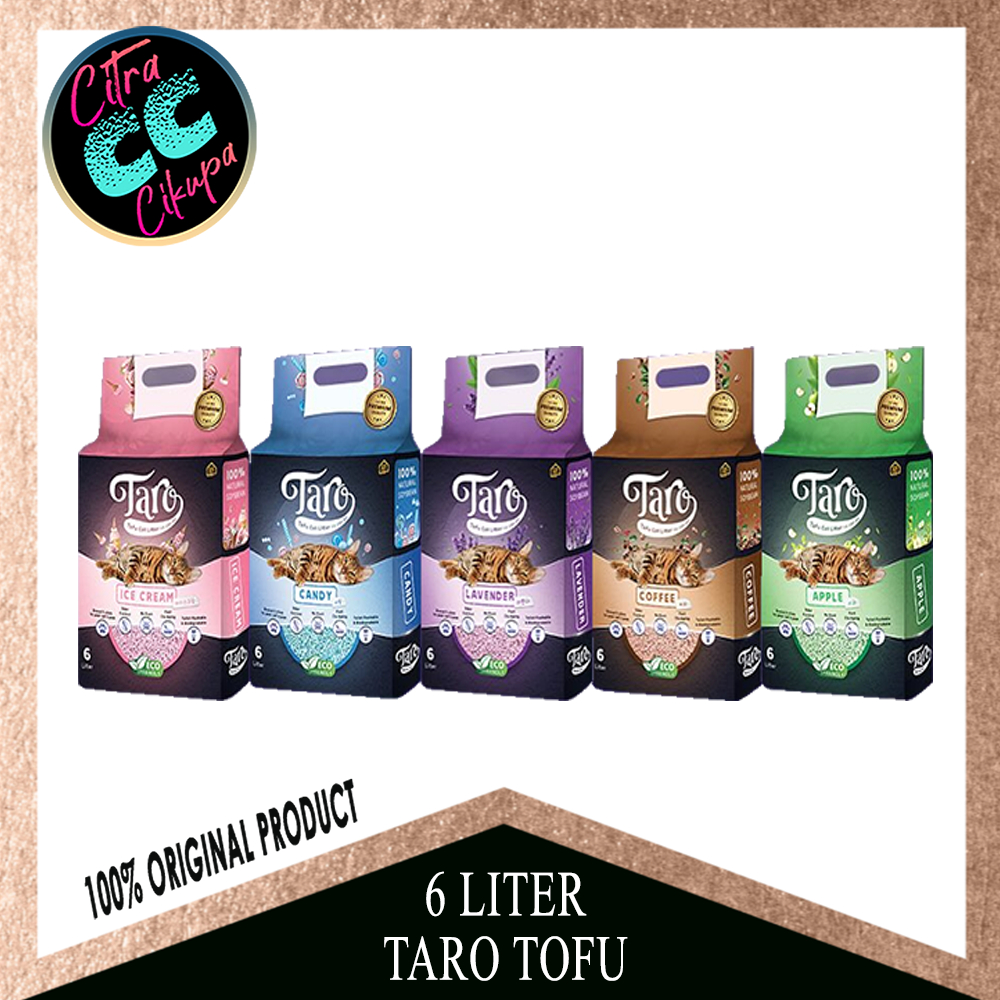 TARO TOFU ทรายแมว 6 ลิตร - ทรายแมวเต้าหู้นําเข้า