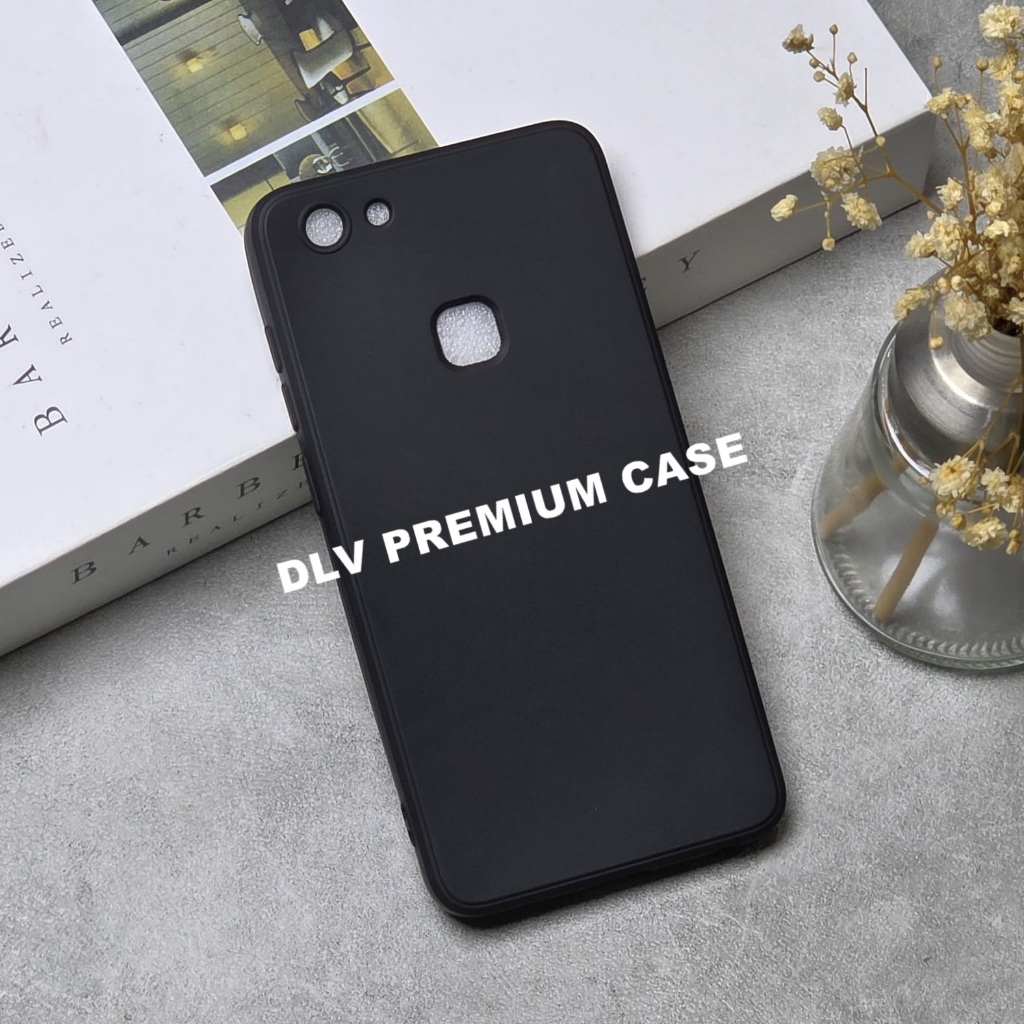 VIVO V7 VIVO V7 PLUS MACAROON BLACK PREMIUM SOFT CASE สีดํา VIVO V7 VIVO V7 PLUS MSB