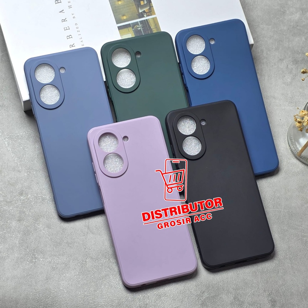 POCO C71 CASE MACAROON SQUARE EDGE SOFT CASE LIQUID EDGE POCO C71