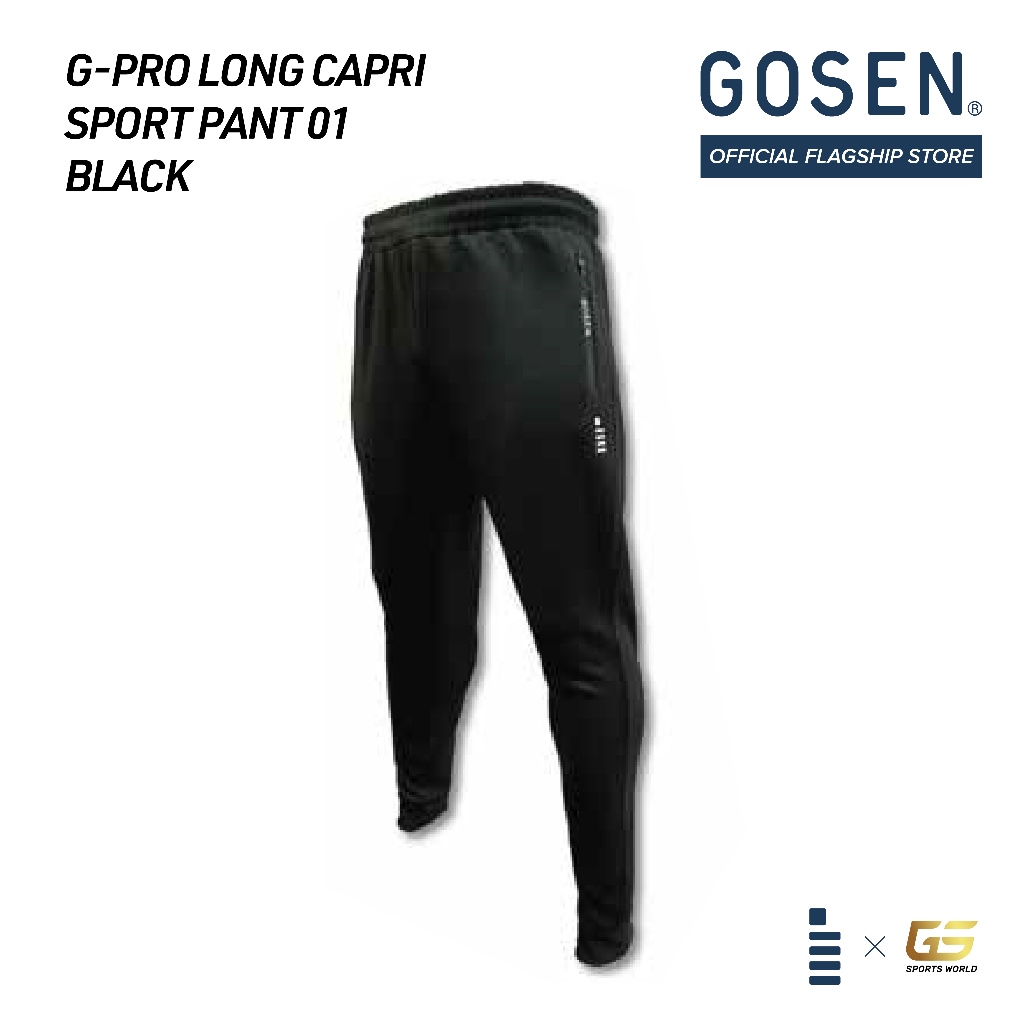 GOSEN G-PRO 01 กางเกงขายาว (สีดํา) [GPLP24-01]