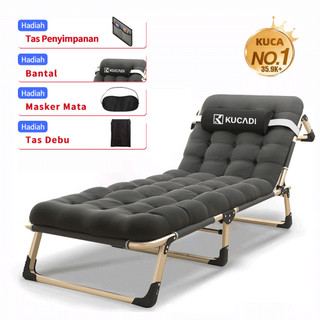 KUCADI Kursi Malas Tempat Tidur Lipat Kursi Santai Ranjang Lipat Folding Bed [ Garansi 5 Tahun ]