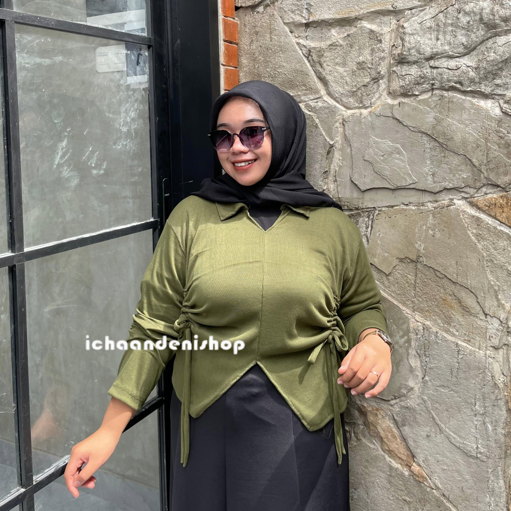 ICH - เสื้อครอป Stella Cardi Rib ถักเสื้อจัมโบ้สําหรับผู้หญิงคาร์ดิแกน