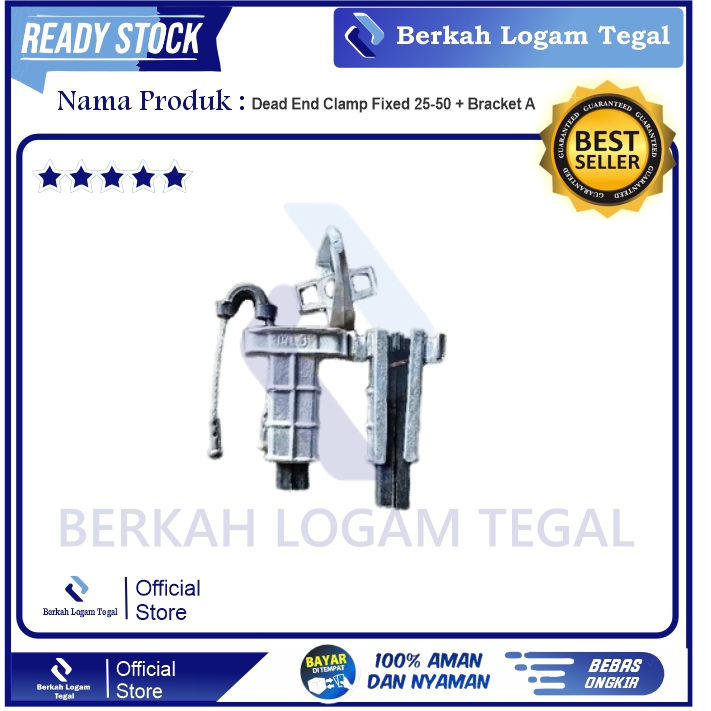 Dead End Clamp FIXED 25-50 + Bracket A / Fix Dead Clamp 25-50 tkom pln / Dead end clamp 25 50 24core