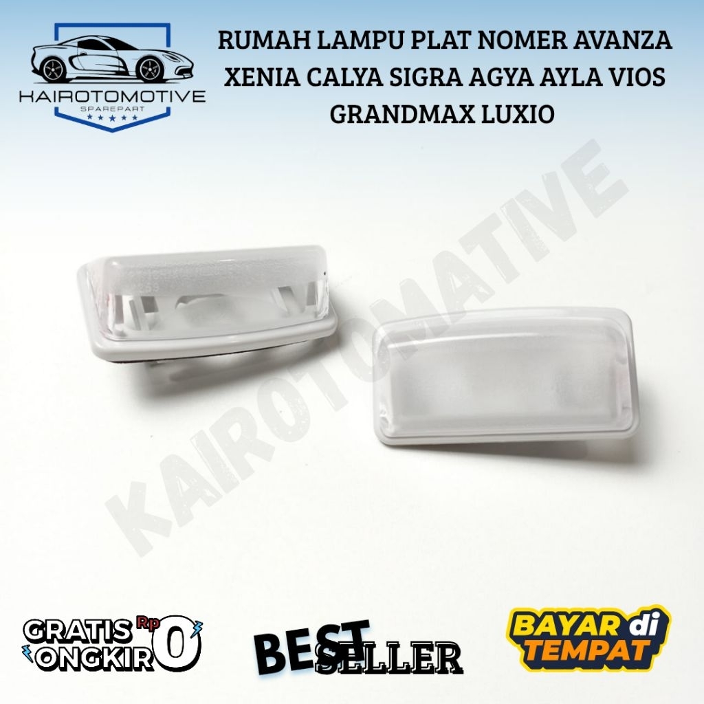 ฝาครอบไฟส่องป้ายทะเบียนสําหรับ Avanza Xenia Calya Sigra Agya Ayla Vios Grandax Luxio ETC.