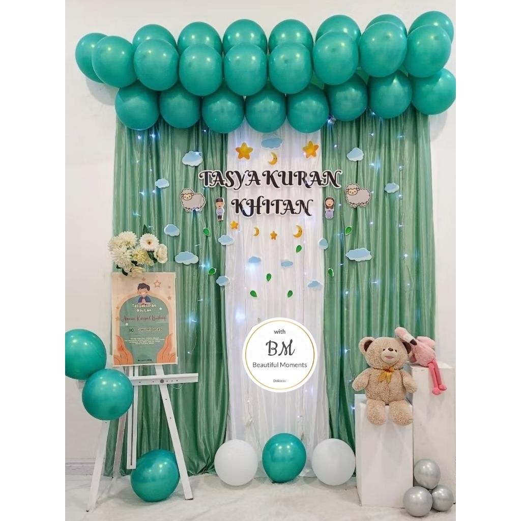 7-MONTH AQIQAH TRIBUTE BIRTHDAY DECORTATION PACKAGE