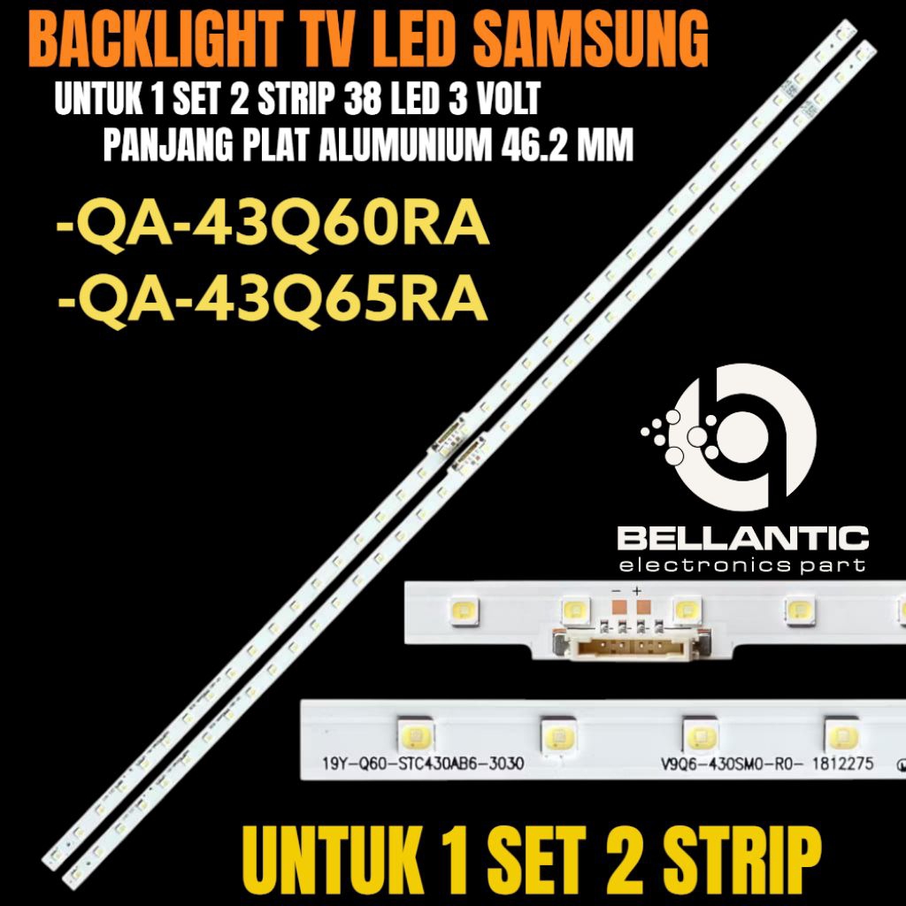 SAMSUNG 43 นิ้ว LED TV BACKLIGHT QA-43Q60RA-QA- 43Q65RA 43 นิ้ว SAMSUNG 43 นิ้ว LED TV BACKLIGHT