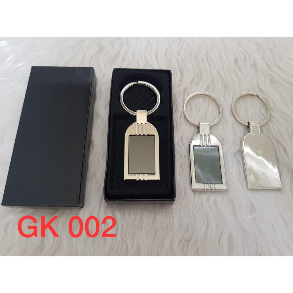 GANTUNGAN GK002 พวงกุญแจสแตนเลสพร้อมบริการชื่อเลเซอร์/โลโก้ฟรี