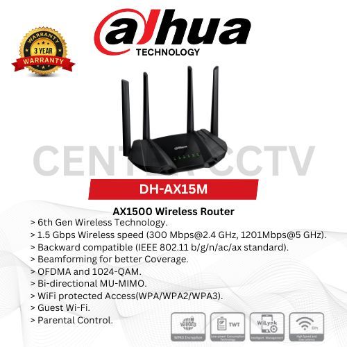 DH-AX15M DAHUA WIRELESS ROUTER WIFI EXTENDER REPEATER ACCESS POINT