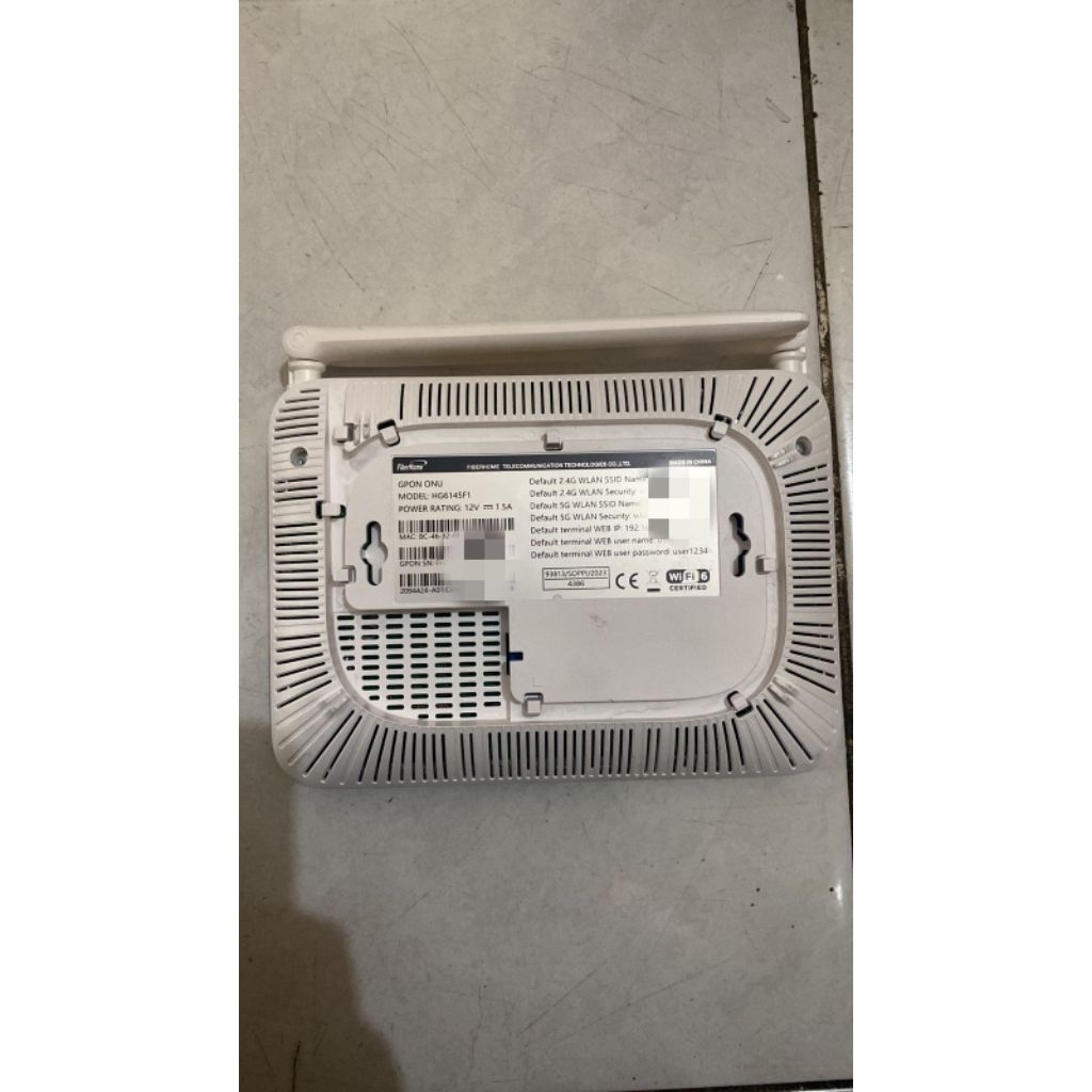 Fiberhome premium hg6145f1 wifi 6 เราเตอร์มือสอง