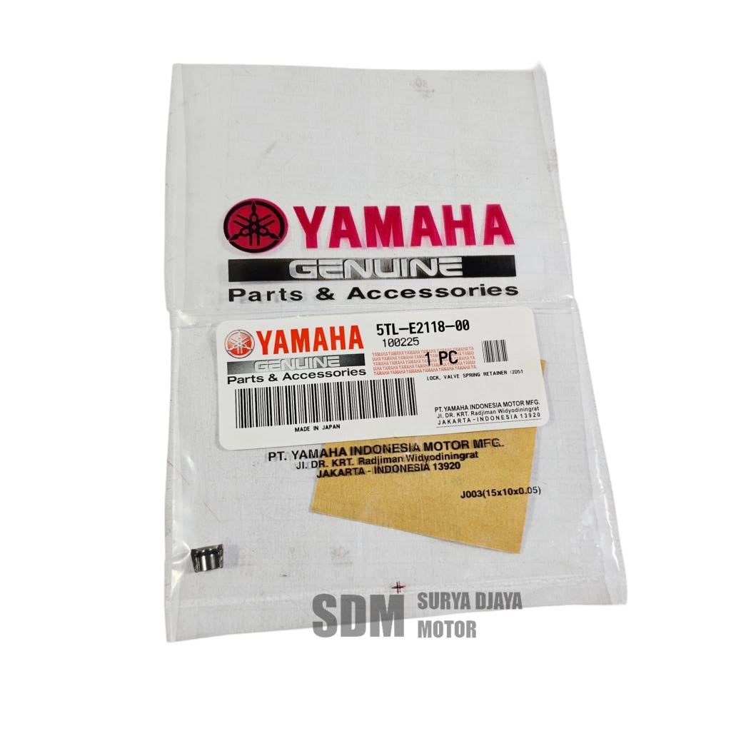 5TL-E2118-00 LOCK VALVE SPRING RETAINER เดิม Mio Fino Mio M3 VALVE เล็บ