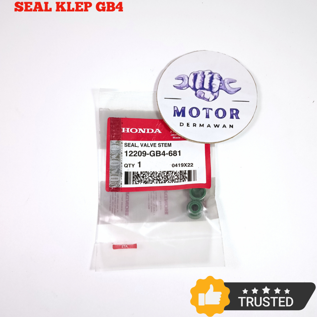 12209-GB4-681 ORIGINAL GB4 ซีลวาล์ว Honda Beat Revo Vario Pcx Adv Scoopy Grand Karisma Supra Legenda