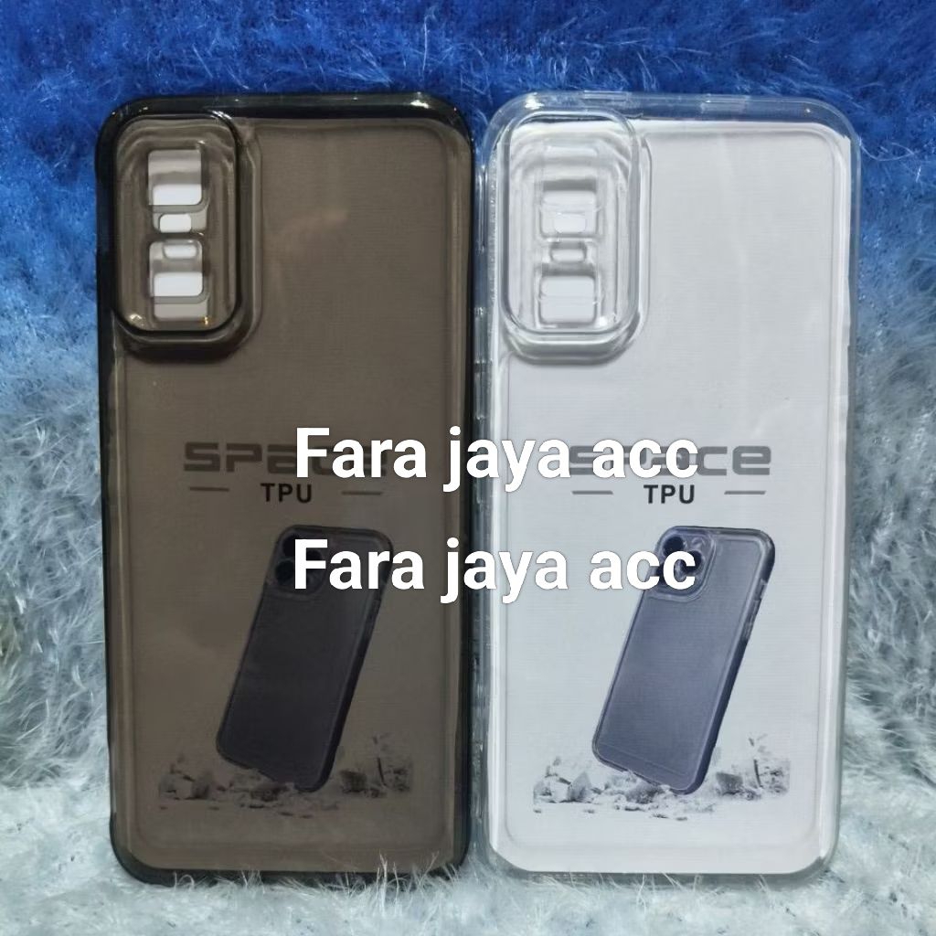 Original Space Transparent Soft Case Infinix GT 30 Pro 5G/GT 30 5G ซิลิโคน 2.1MM + กล้อง Protec
