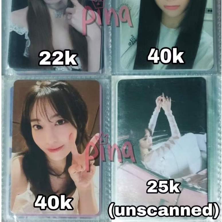 PC photocard อย่างเป็นทางการ le saserafim sakura leniverse chaewon qq เพลง newjeans njz haerin yzy o