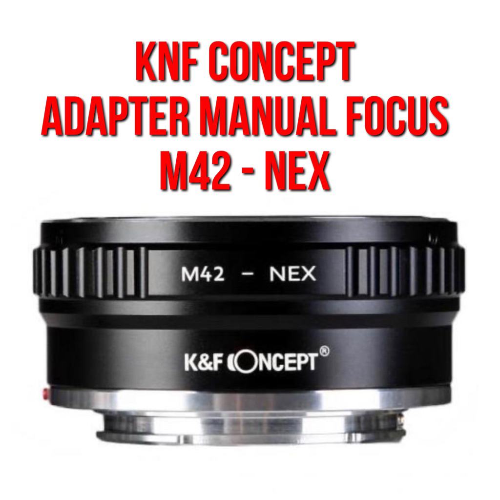 K&F Concept KNF อะแดปเตอร์เลนส์ Cooper | M42 - NEX | M42 เลนส์เป็นกล้องตัวกล้อง Sony NEX E Mount Cam