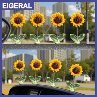 5 PCS/Bunga Matahari Imut Goyang Kepala Hiasan Mobil Terapi Bunga Segar Dalam Mobil Dashboard Hiasan Kaca Spion Berayun Hiasan mobil bunga goyang