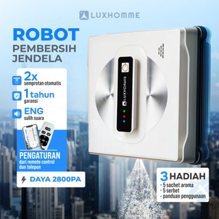 LUXHOMME Window Cleaning Robot Smart Dengan Sprayer