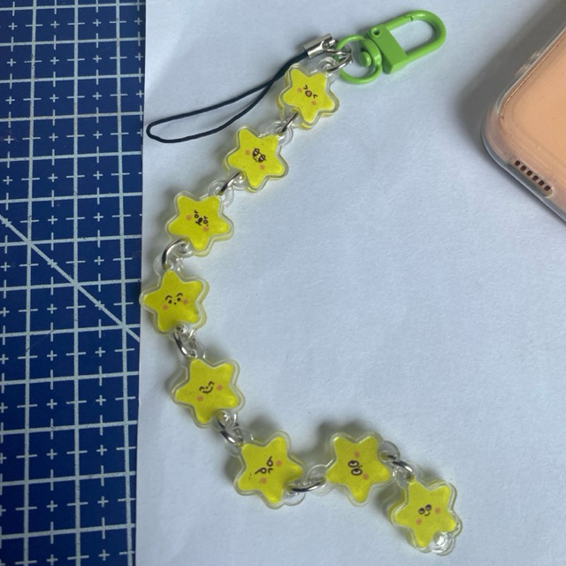 GANTUNGAN NCT 127 STARFISH HP STRAP 2 ด้าน ที่แขวนกุญแจ NCT