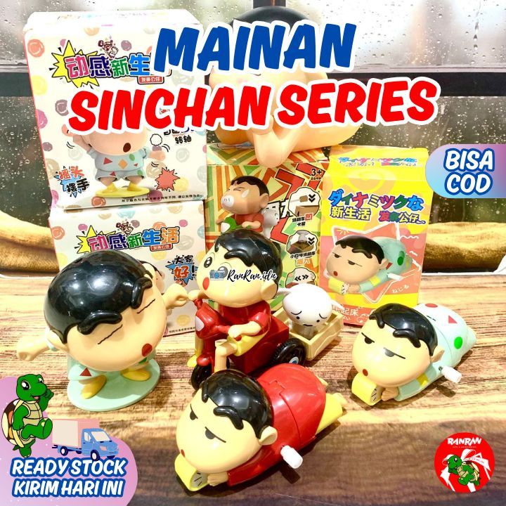 SHINCHAN HP Sinchan Wind Up Toy/ Crawling Sinchan/ Sinchan ที่วางโทรศัพท์มือถือ/ ที่วางโทรศัพท์มือถื