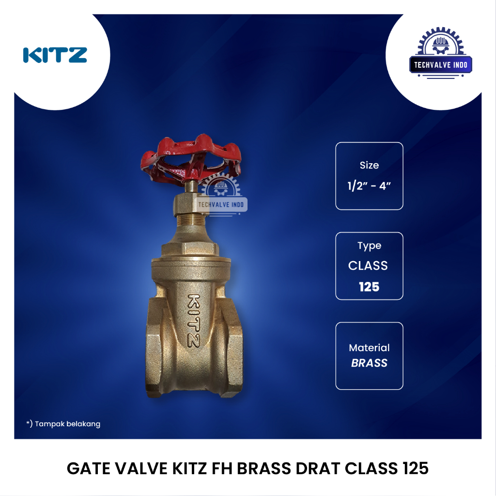 GATE VALVE KITZ BRASS 1 1/4" INCH ORIGINAL THREAD T1447