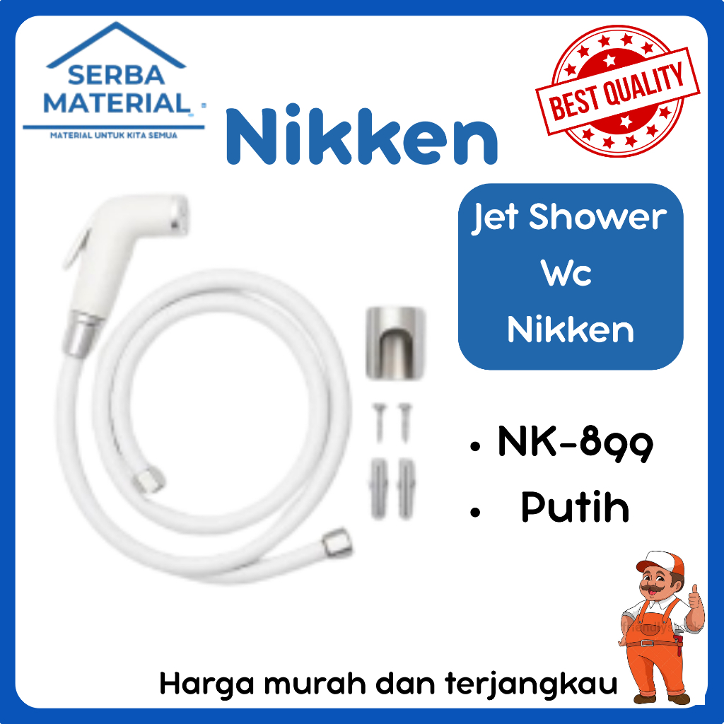 NIKKEN JET SHOWER WHITE – WC BIDET HOSE NK-899