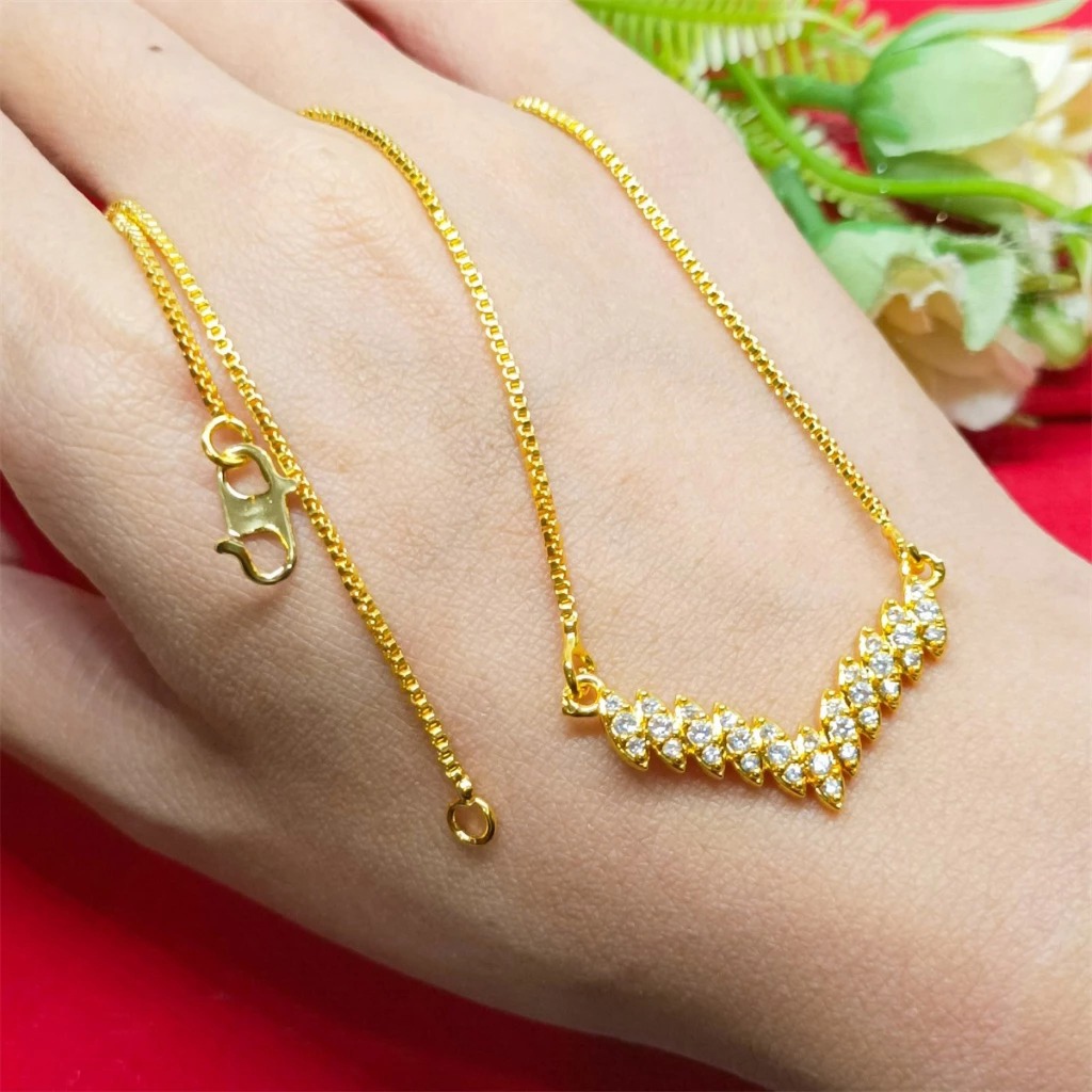 สร้อยคอ Fuji Italian 24k 45cm