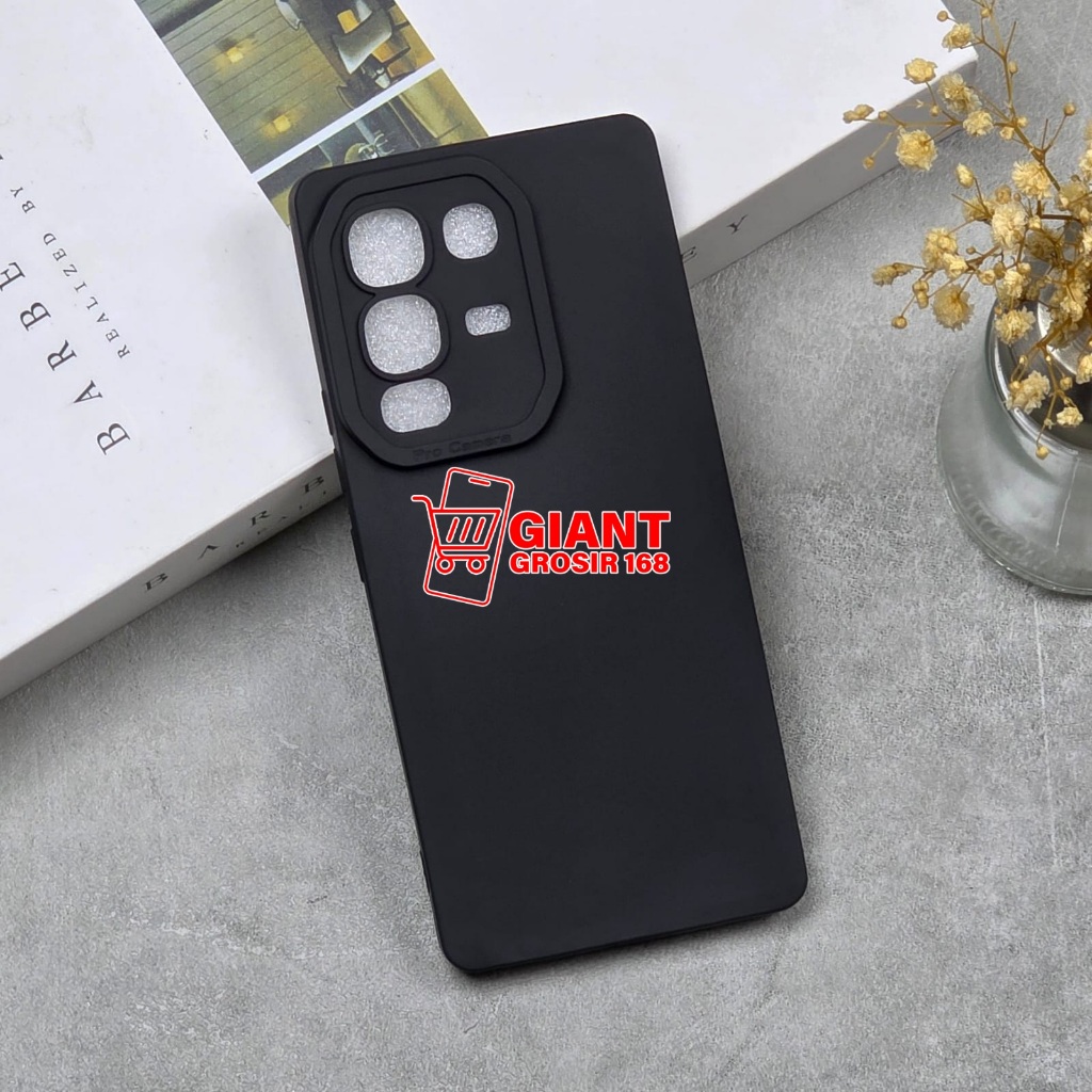 Softcase Infinix Note 50S Infinix Note 50 Infinix Note 50 Pro Case Macaron Pro Camera Case Pro Black