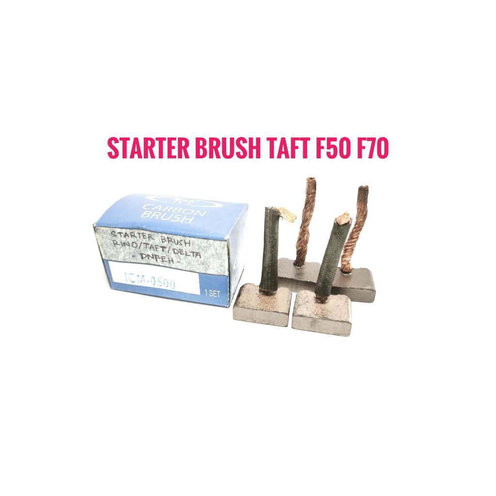 แปรงเริ่มต้น Daihatsu Taft F50 F70 แปรงคาร์บอน Dynamo Starter Daihatsu Taft F-50 F-70 ยี่ห้อ IKAR IC