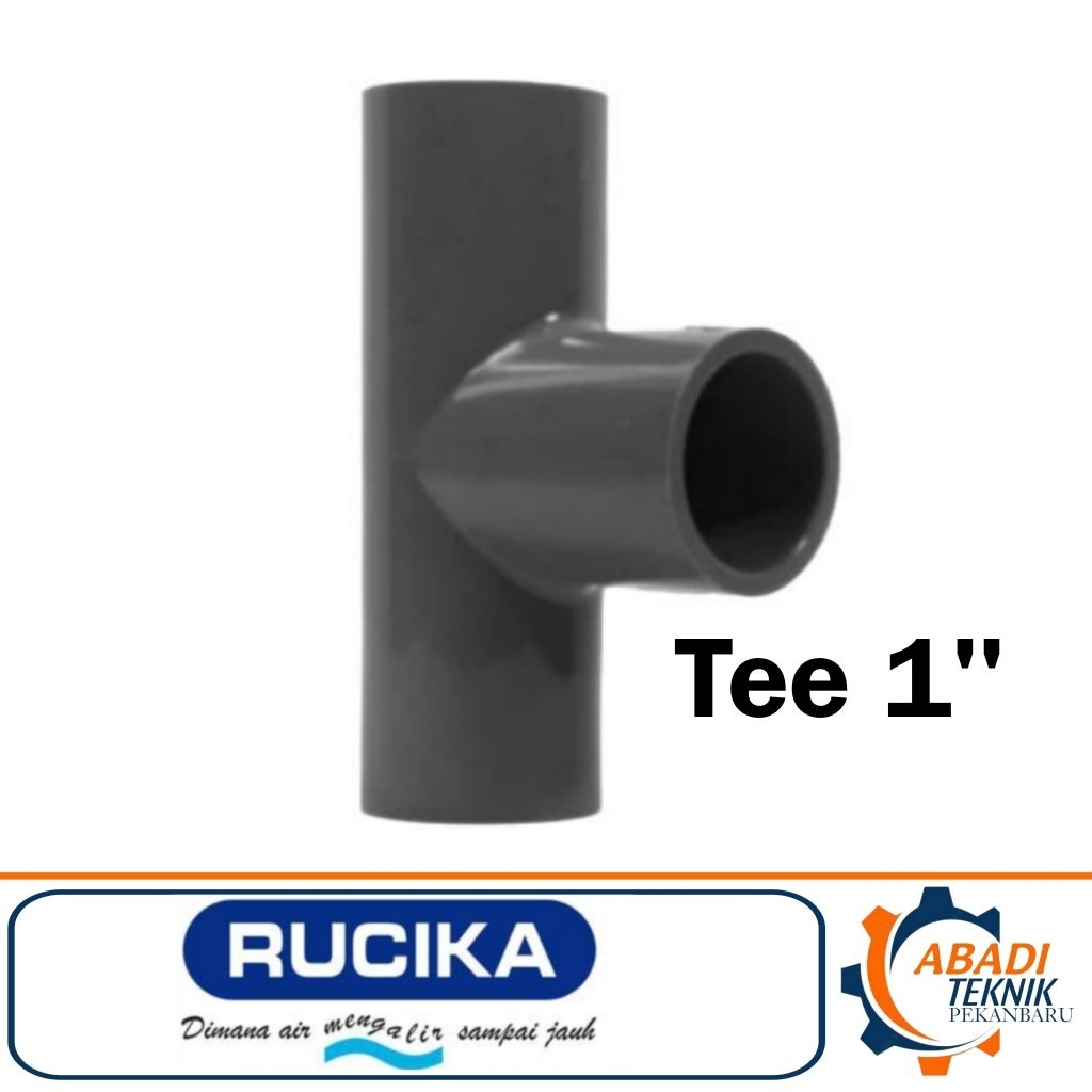 RUCIKA ข้อต่อท่อ PVC Tee AW 1" Tee AW 1 นิ้ว