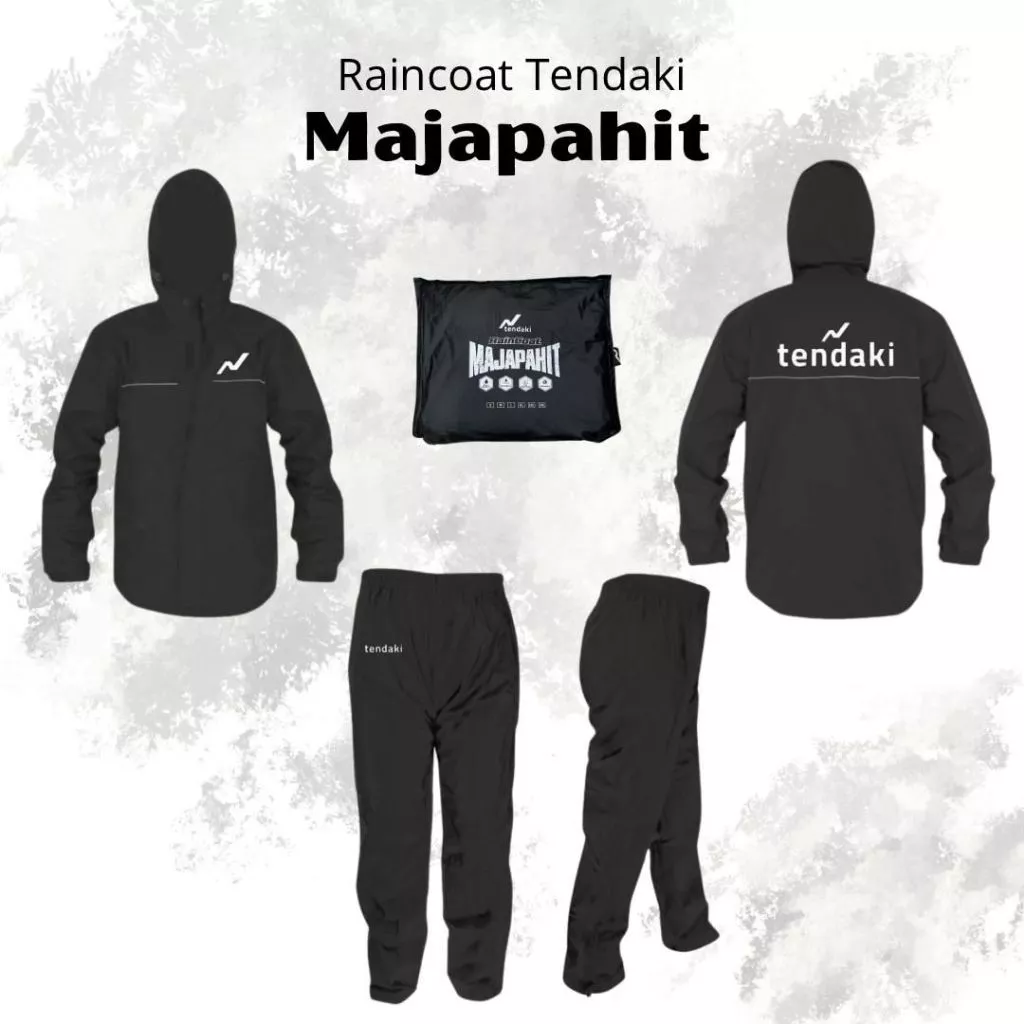 TENDAKI MAJAPAHIT เสื้อกันฝนมอเตอร์ไซค์ ชุดเสื้อและกางเกงวัสดุ PVC thumbnail 5