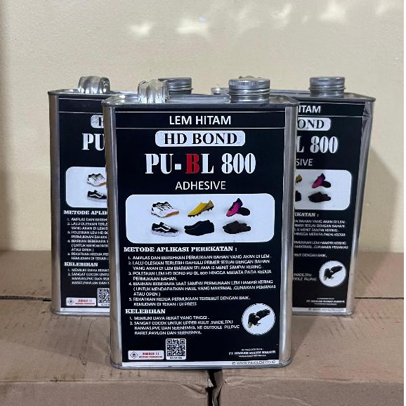 รองเท้า รองเท้าแตะ และกาวเปิดใช้งานอื่นๆ HD BOND PU-BL 800 Black Glue / กาวแข็งแรงและติดทนนาน