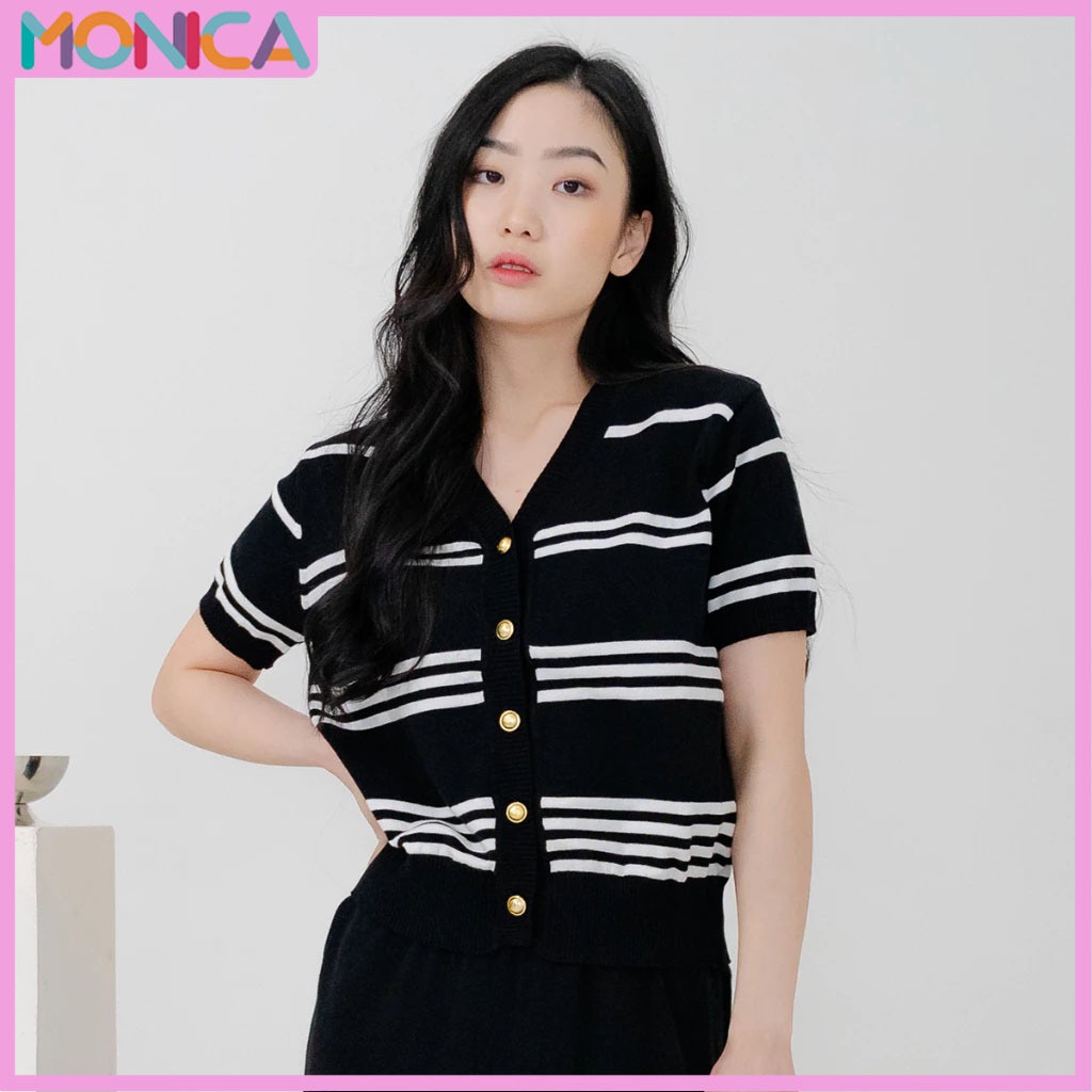 MONICA HAERIN KNIT TOP / เสื้อเชิ้ตผู้หญิง