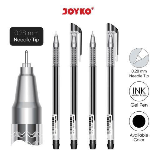 Joyko GP-356 I-Tech 4 Gel Pen - สีดํา (1 กล่อง มี 12 ชิ้น)
