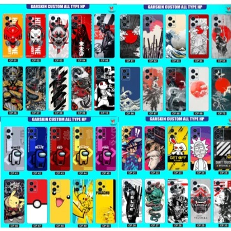 E -Custome GARSKIN HP POCO X8 Pro Max X7 Pro X6Pro X6 X5Pro X5 X3Pro X3Nfc X3 GT M7 M6Pro M5 F3 F6Pr