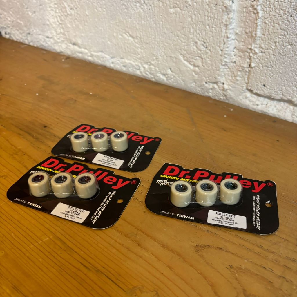 ลูกกลิ้ง DR.PULLEY Vespa Primavera/LX/S (3 ชิ้น) ผสม