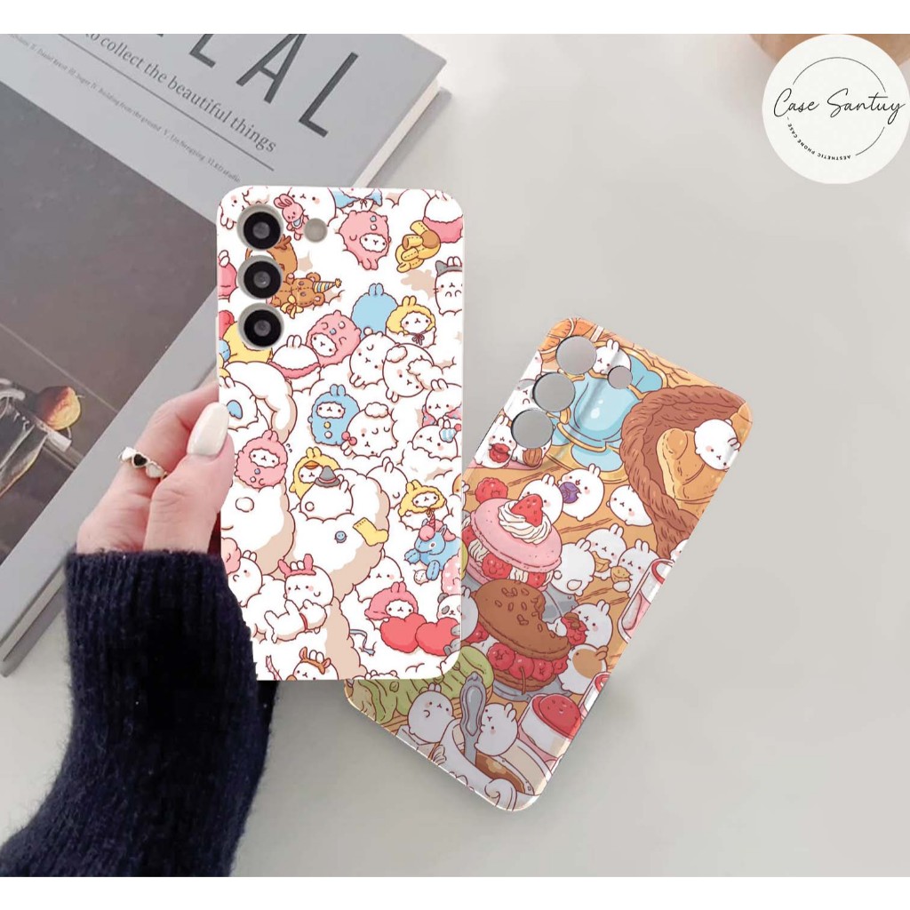 Softcase Aesthetic Molang REALME 10 9 9i 8i 8 หมายเหตุ 50 60 60X C71 C63 C75 C75x C65 C61 C51s C51 C