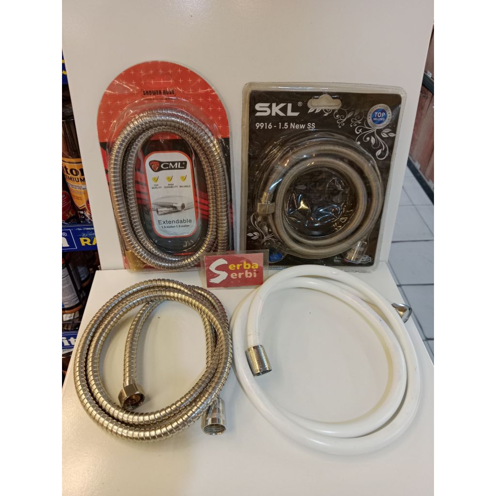 -SHOWER HOSE BIDET/MANDI-Slang เชื่อมต่อ 1/2" ±1.5 เมตร