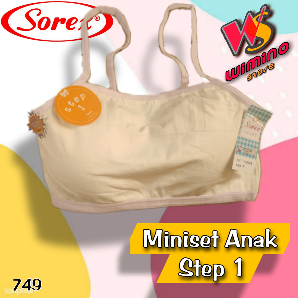 M749 (1 - 3 ชิ้น) Sorex Miniset สําหรับวัยรุ่น Step 1 สายเล็ก ฟรีไซส์