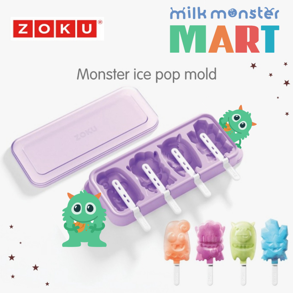 Zoku Monster Ice Pop Mold - แม่พิมพ์ไอศกรีมตัวละคร