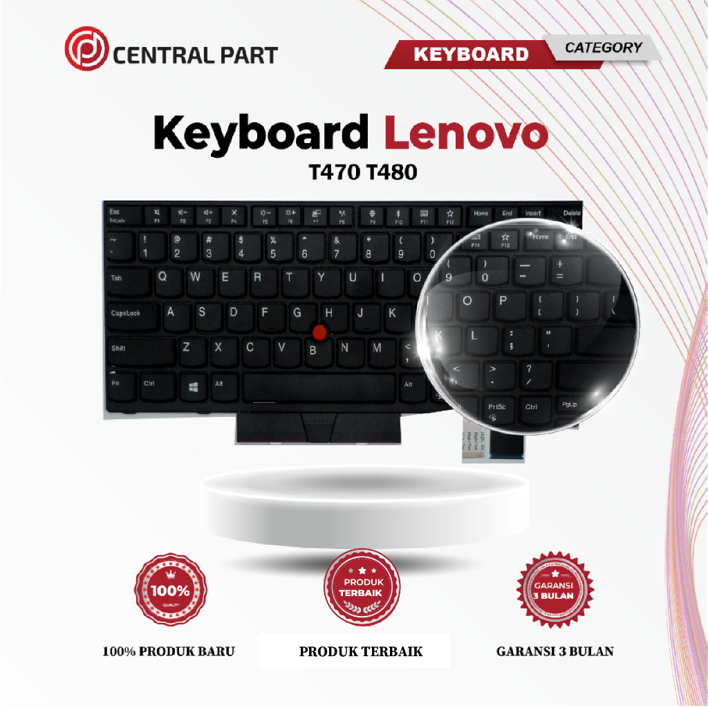 คีย์บอร์ด Lenovo T470 T480