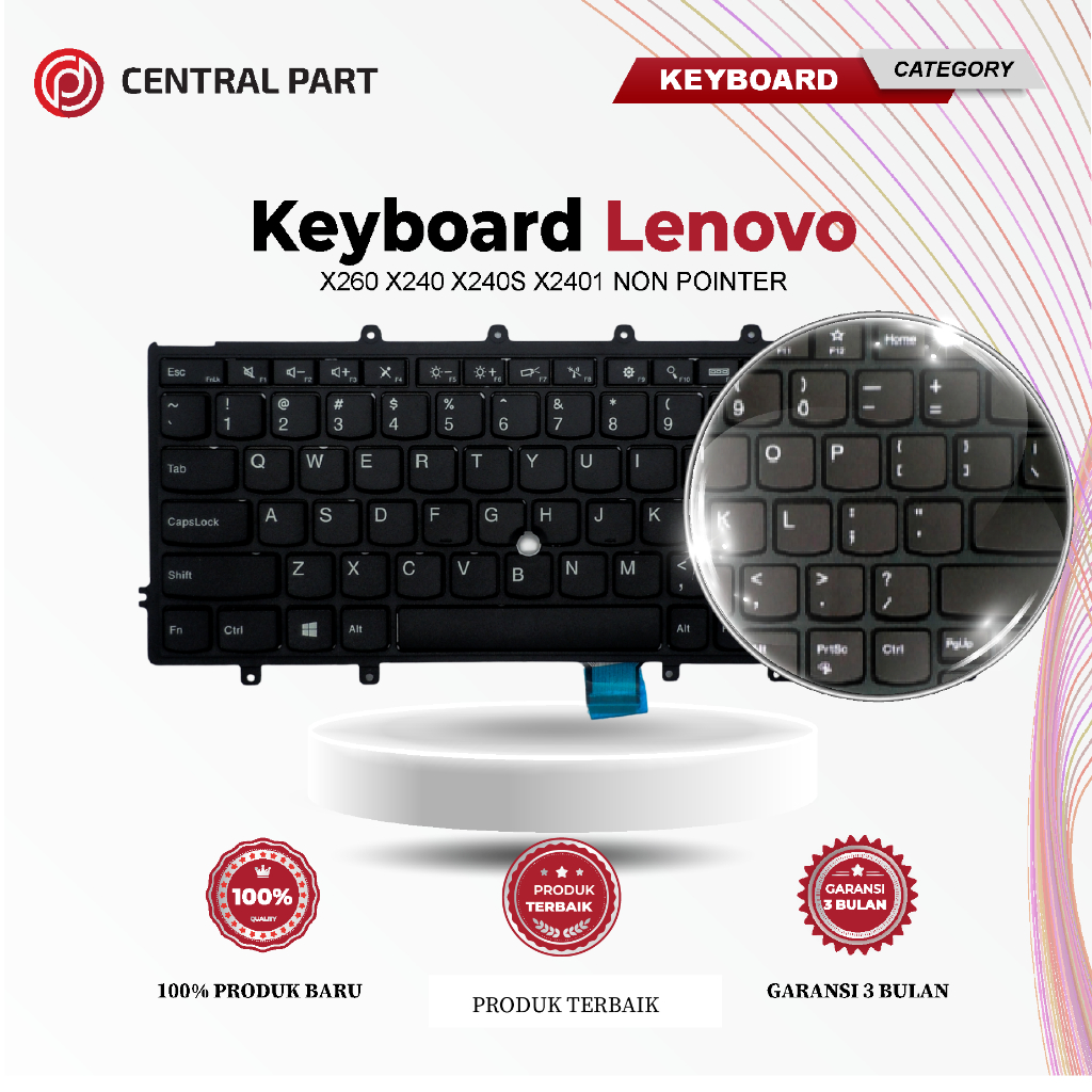 Lenovo X260 X240 X240S X2401 คีย์บอร์ดที่ไม่ใช่ตัวชี้