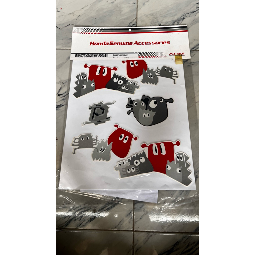 Beat Pop Pixel สติ๊กเกอร์สีแดง 871X0-K61-PIXRE